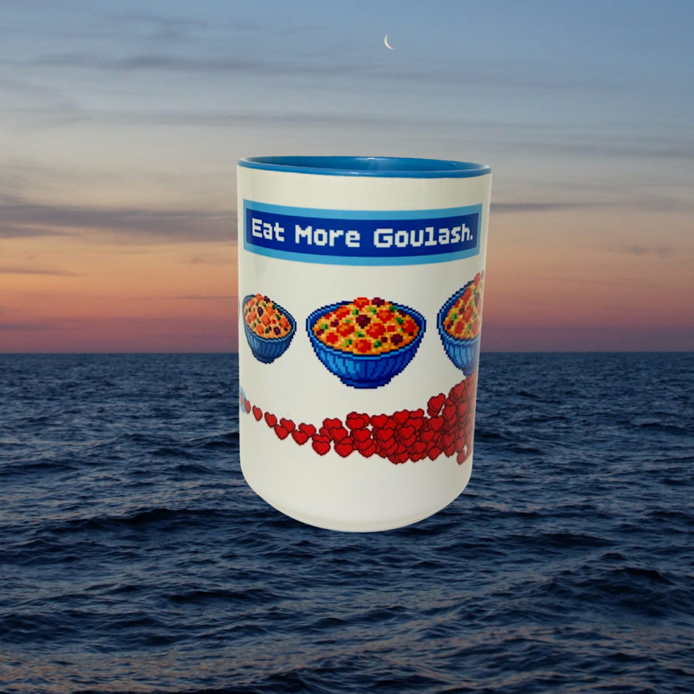 'eat more goulash' 15oz mug